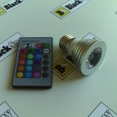 BS barevné LED SVĚTLO s dálkovým ovladačem