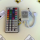 Programovatelné IR dálkové ovládání k RGB LED páskům, 44 tlačítek, regulátor