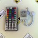 Programovatelné IR dálkové ovládání k RGB LED páskům, 44 tlačítek, regulátor