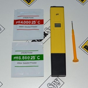 Digitální pH METR (+ 2 kalibrační sáčky) včetně baterií