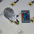 Barevná LED ŽÁROVKA 10W s dálkovým ovladačem