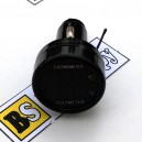 Digitální duální dvoubarevný LED Voltmetr (2 v 1) 12 V/24 V a teploměr.