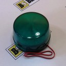 12 V LED bezpečnostní výstražné blikající světlo zelené (15 LED)