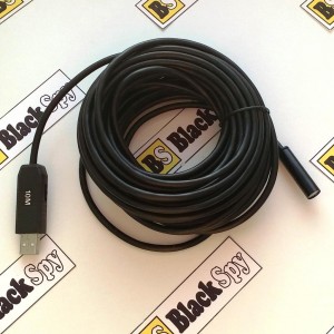 USB vodotěsná inspekční kamera s osvětlením 10 m