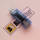 Digitální USB měřič napětí proudu kapacity a času nabíjení