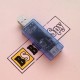 Digitální USB měřič napětí proudu kapacity a času nabíjení