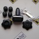 Monitoring tlaku v pneumatikách TPMS sada s měřičem palubního napětí