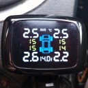TPMS kontrola tlaku v pneumatice sada s měřičem palubního napětí