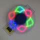 Fidget spinner s barevnými LED diodami 18 měnících se obrazců